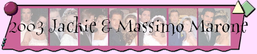 2003 Jackie & Massimo Marone